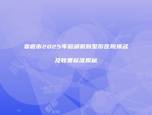 娄底市2025年脸部肌肤整形医院排名及收费标准揭秘