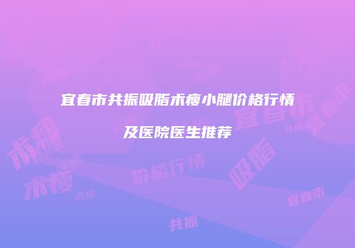 宜春市共振吸脂术瘦小腿价格行情及医院医生推荐