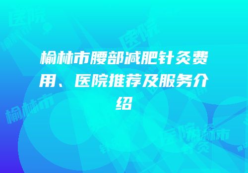 榆林市腰部减肥针灸费用、医院推荐及服务介绍