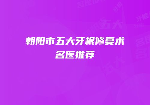 朝阳市五大牙根修复术名医推荐