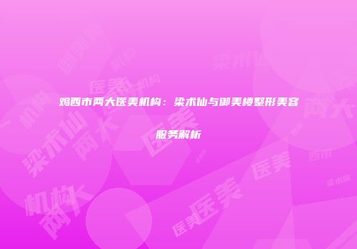 鸡西市两大医美机构：梁术仙与御美楼整形美容服务解析