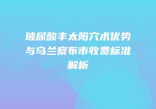 玻尿酸丰太阳穴术优势与乌兰察布市收费标准解析