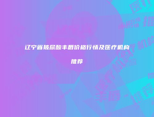 辽宁省玻尿酸丰唇价格行情及医疗机构推荐