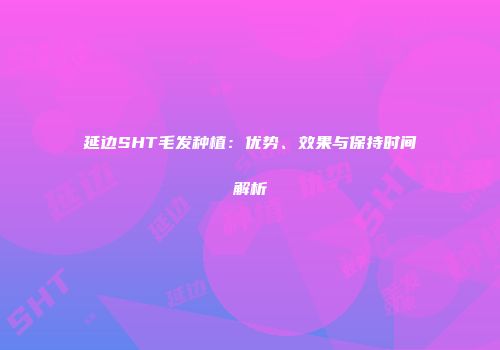 延边SHT毛发种植：优势、效果与保持时间解析