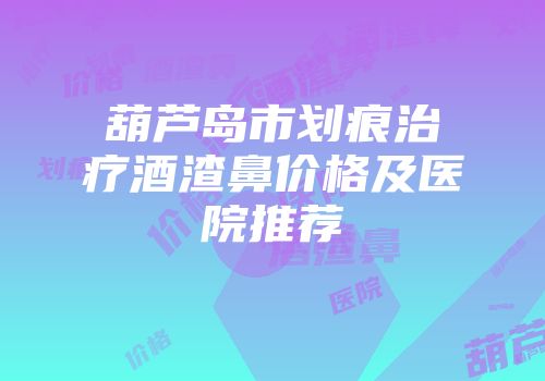 葫芦岛市划痕治疗酒渣鼻价格及医院推荐
