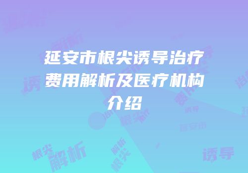 延安市根尖诱导治疗费用解析及医疗机构介绍