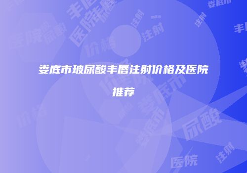 娄底市玻尿酸丰唇注射价格及医院推荐