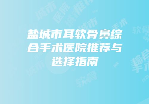 盐城市耳软骨鼻综合手术医院推荐与选择指南